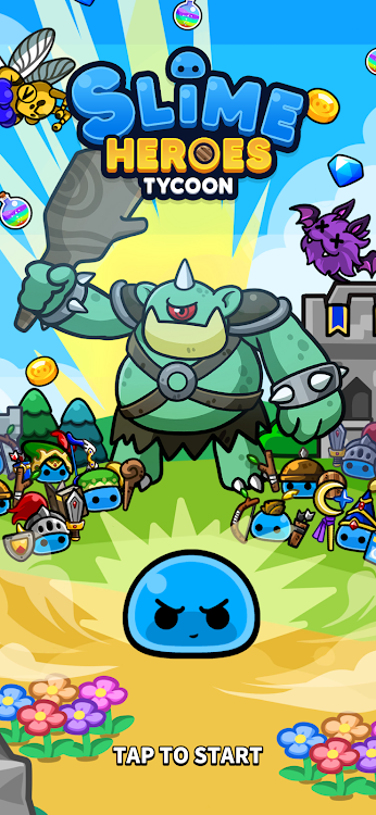 #5. Slime Heroes Tycoon: Idle Game (Android) By: Casual Labo