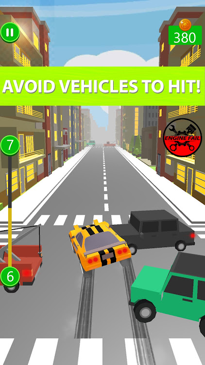 #5. Block on Highway Race (Android) By: GameEnix - Monster Truck Racing,Action Games