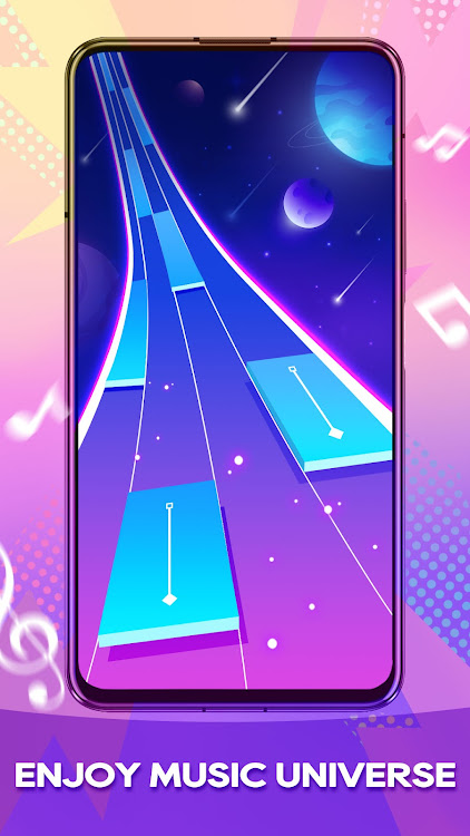 #2. Piano Music Heart: Pop Tiles (Android) By: CodiPlayer