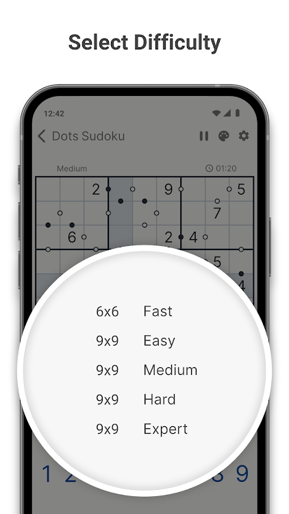 #3. Kropki Sudoku (Android) By: Brainbete