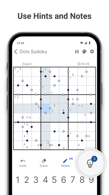 #5. Kropki Sudoku (Android) By: Brainbete