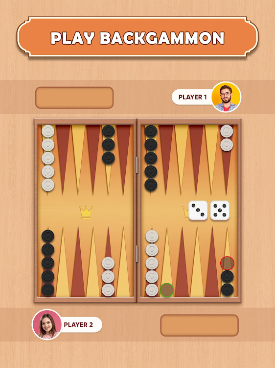 #5. Backgammon Board Game (Android) By: Kali Fun Games