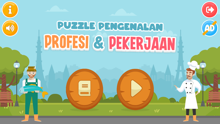 #6. Puzzle Profesi dan Pekerjaan (Android) By: Qreatif