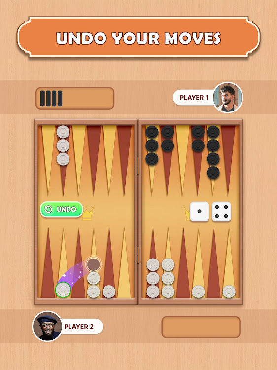 #7. Backgammon Board Game (Android) By: Kali Fun Games