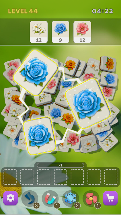 #2. Blossom Tile 3D: Triple Match (Android) By: Sonatgame