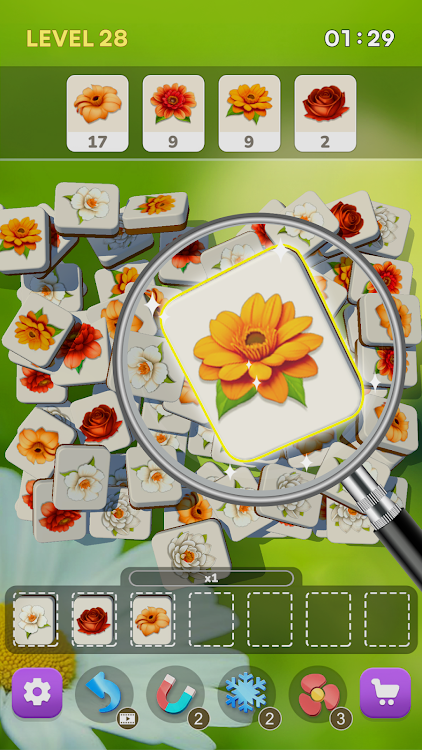 #3. Blossom Tile 3D: Triple Match (Android) By: Sonatgame