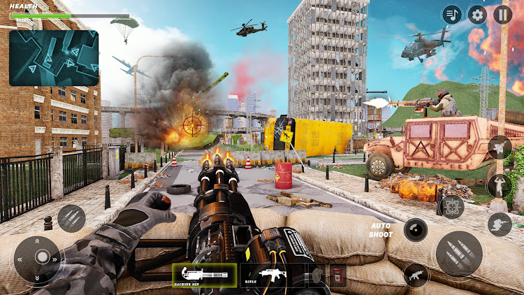 #5. FPS Special Forces: Gun Games (Android) By: Super Clash Motion Games