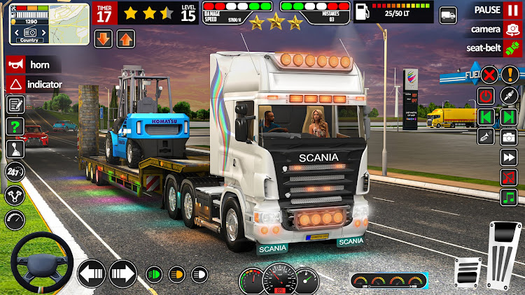 #4. Real Truck Driving Truck Game (Android) By: Gamers DEN