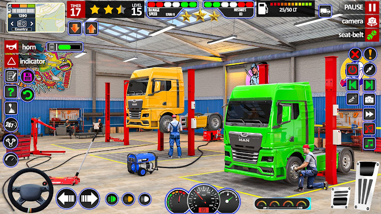 #9. Real Truck Driving Truck Game (Android) By: Gamers DEN