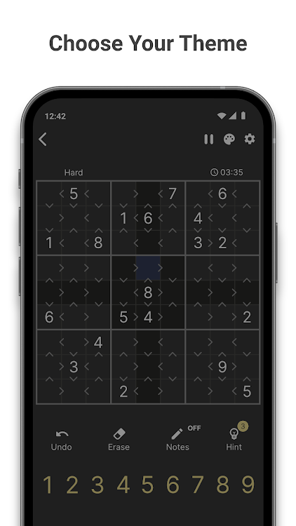 #7. Greater Than Sudoku (Android) By: Brainbete