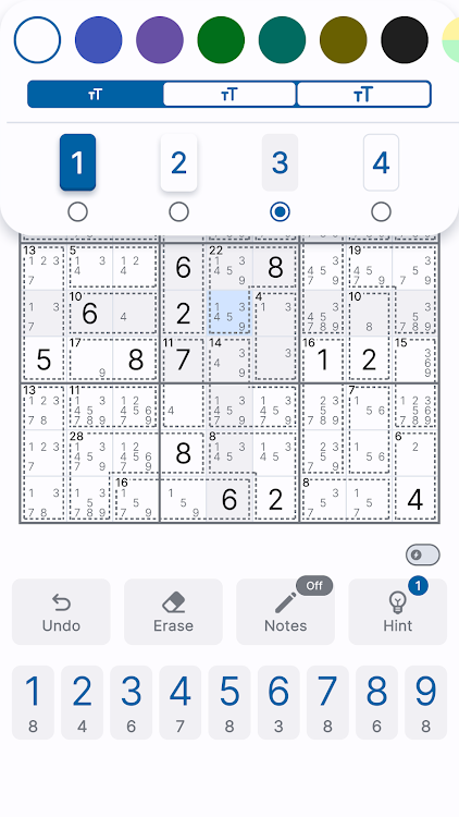 #6. Killer Sudoku (Android) By: Brainbete