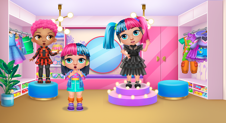 #9. Beauty salon: Girl hairstyles (Android) By: Hippo Kids Games