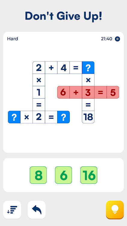 #3. Math Puzzles - Number Games (Android) By: App Craze