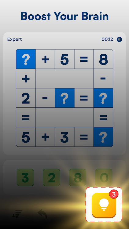 #4. Math Puzzles - Number Games (Android) By: App Craze