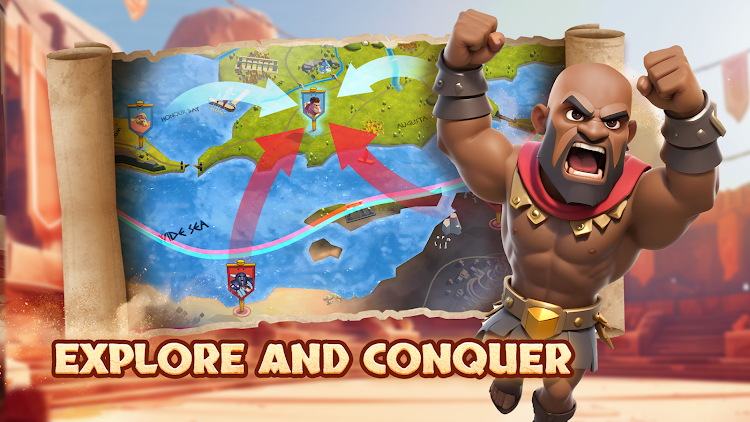 #3. Gladiator Heroes Fighting Game (Android) By: Viva Games Studios