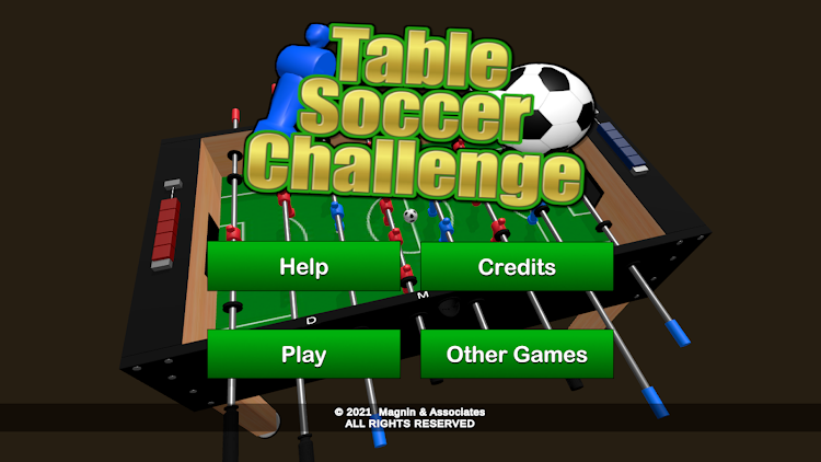 #8. Table Soccer Challenge (Android) By: Magnin & Associates