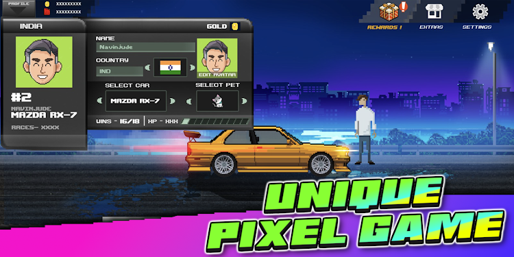 #2. Pixel Car: Reckless Racer (Android) By: indieGameStudio