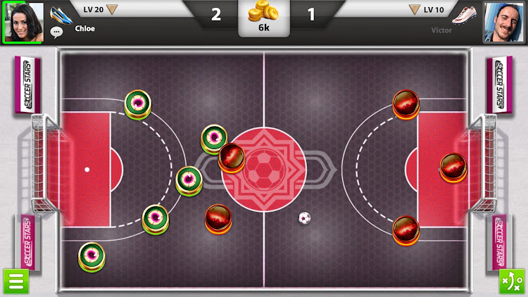 #5. Soccer Games: Soccer Stars (Android) By: Miniclip.com