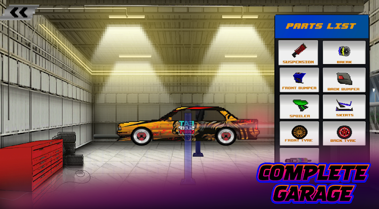 #5. Pixel Car: Reckless Racer (Android) By: indieGameStudio