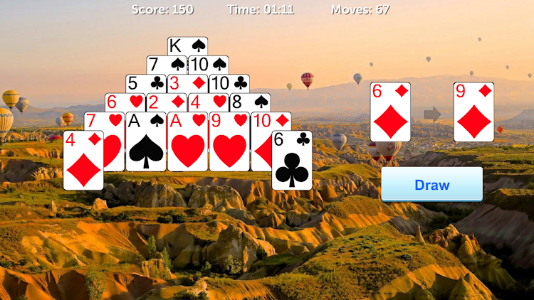 #6. Pyramid Solitaire Pro+ (Android) By: Crazy Game Developer