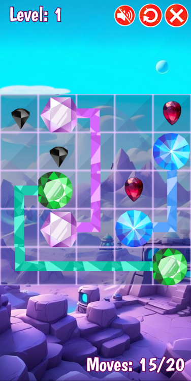 #5. Gems Link:Shining Connection (Android) By: beresin