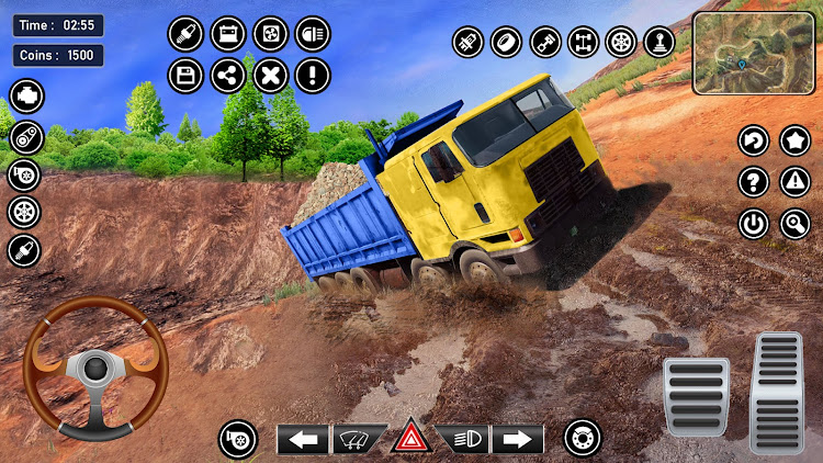 #2. Truck Driving Game Euro Truck (Android) By: Universal Arts