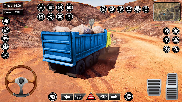 #4. Truck Driving Game Euro Truck (Android) By: Universal Arts