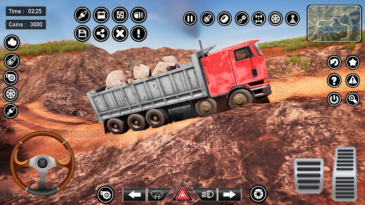 #5. Truck Driving Game Euro Truck (Android) By: Universal Arts