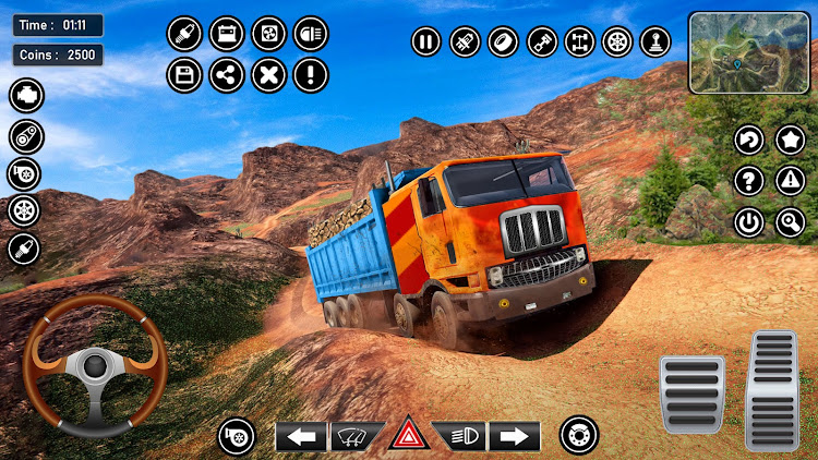 #9. Truck Driving Game Euro Truck (Android) By: Universal Arts