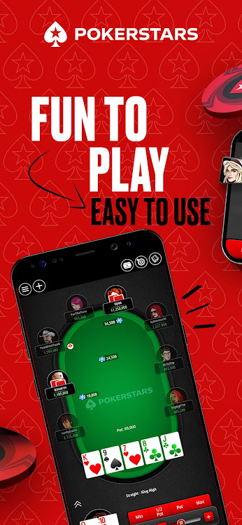 #2. PokerStars Poker Games Online (Android) By: Stars Mobile Limited