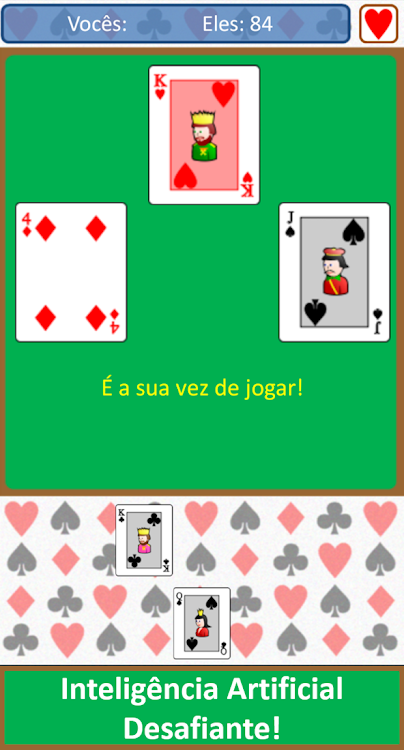 #9. Sueca Portuguesa Jogo Cartas (Android) By: Tiago Interactive