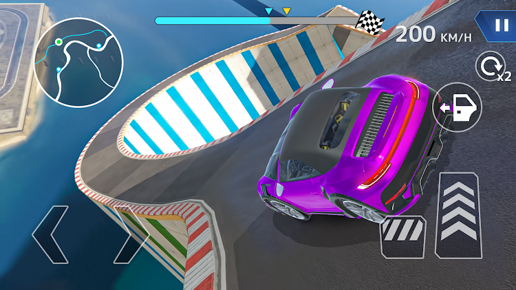 #3. Mega Ramp: Car Stunt Races (Android) By: Remy Games