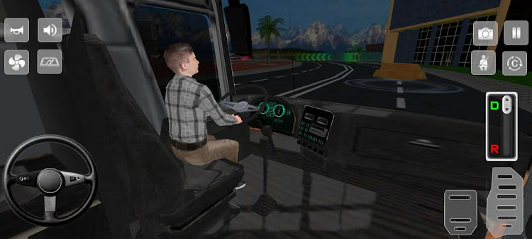 #4. Offroad Bus Driver Bus Game 3d (Android) By: Logic Rack Inc.