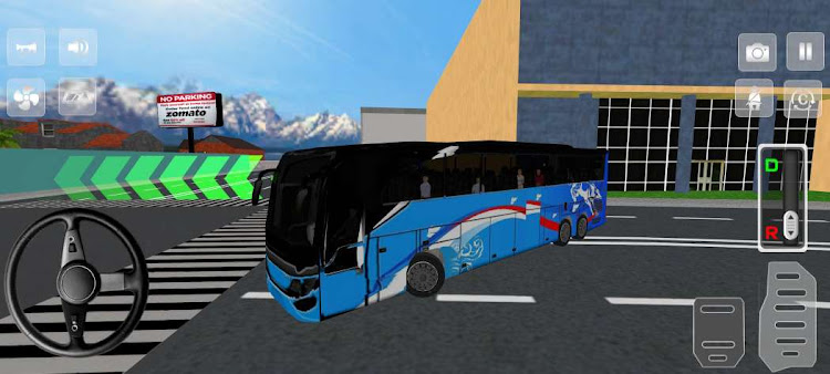 #5. Offroad Bus Driver Bus Game 3d (Android) By: Logic Rack Inc.