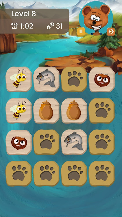 #4. Animal Matching Pairs Game (Android) By: Evolved 2 Create