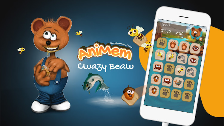 #8. Animal Matching Pairs Game (Android) By: Evolved 2 Create