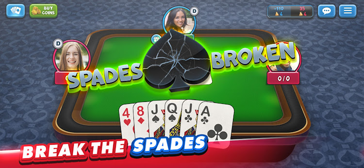 #3. Spades Plus - Card Game (Android) By: Zynga