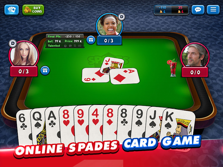 #7. Spades Plus - Card Game (Android) By: Zynga