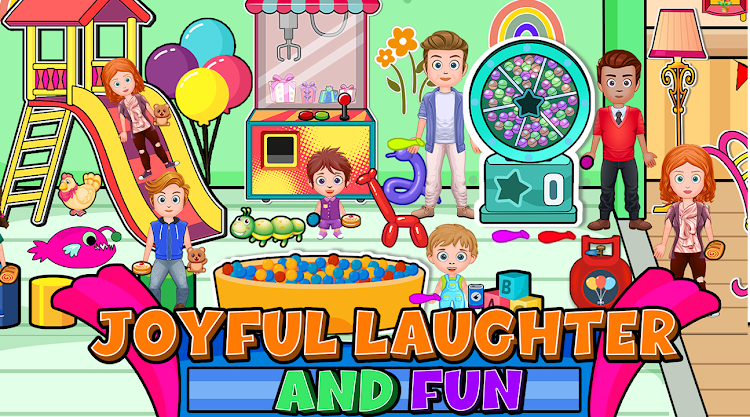 #3. My Family Town Doll City Games (Android) By: Kids Town Games Studio