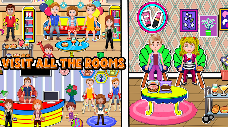 #8. My Family Town Doll City Games (Android) By: Kids Town Games Studio