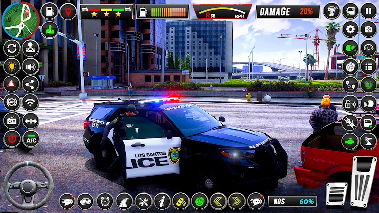 #2. US Police Cop Car Chase Game (Android) By: Twins Inc.