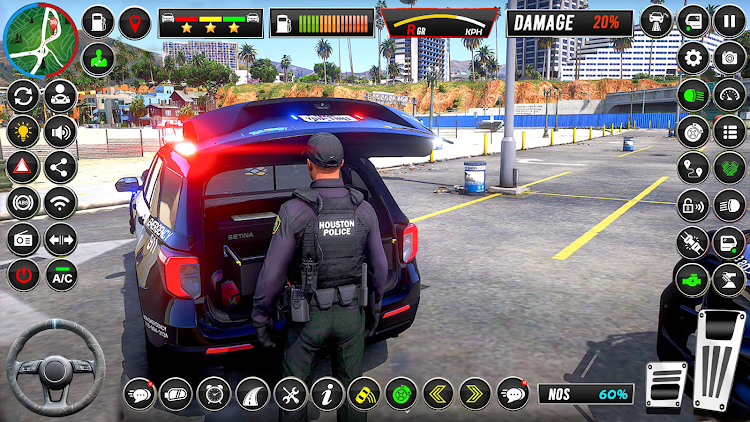 #4. US Police Cop Car Chase Game (Android) By: Twins Inc.