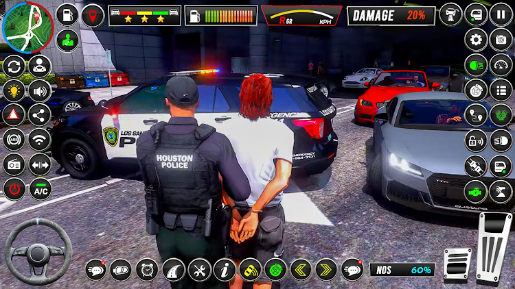 #5. US Police Cop Car Chase Game (Android) By: Twins Inc.