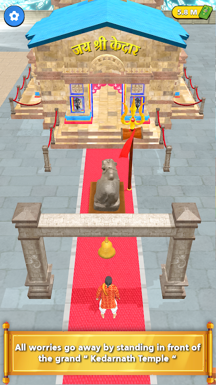 #2. Kedarnath Mandir Game: Mahadev (Android) By: ET Game Developers