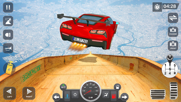 #9. Car Stunts - Car Driving Games (Android) By: Contra 3D Games