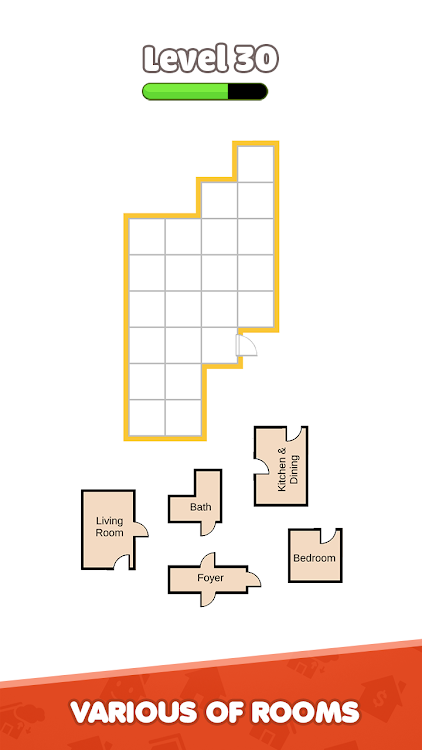 #2. Room Sort Master: House Plan (Android) By: Higame Global Ltd.