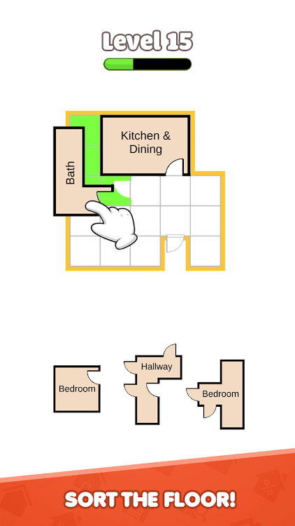 #6. Room Sort Master: House Plan (Android) By: Higame Global Ltd.