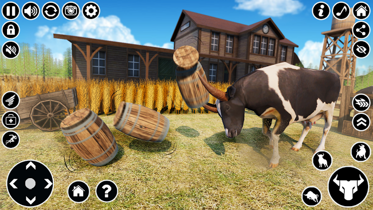 #3. Cow Simulator: Bull Attack 3D (Android) By: Zezo Global Gamming