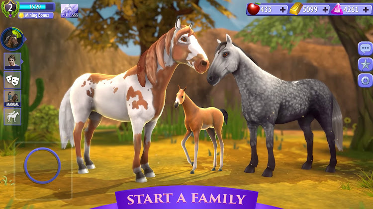 #8. Horse Riding Tales - Wild Pony (Android) By: Foxie Ventures