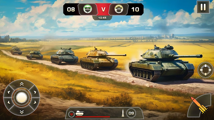 #3. Tank War: Tank World Battle (Android) By: Trillion Games